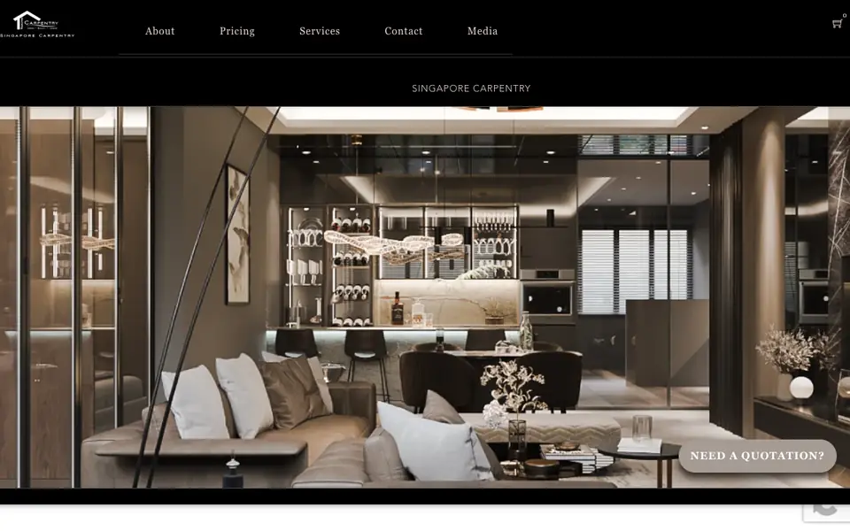 Singapore Carpentry website homepage, 4 Oct 2026