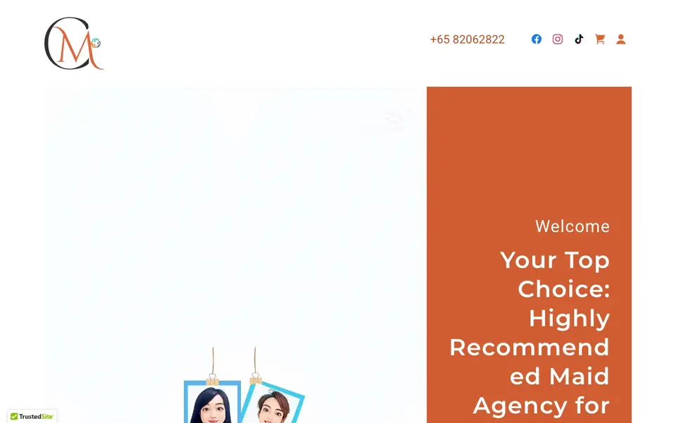 Charming May website homepage, 4 Oct 2026