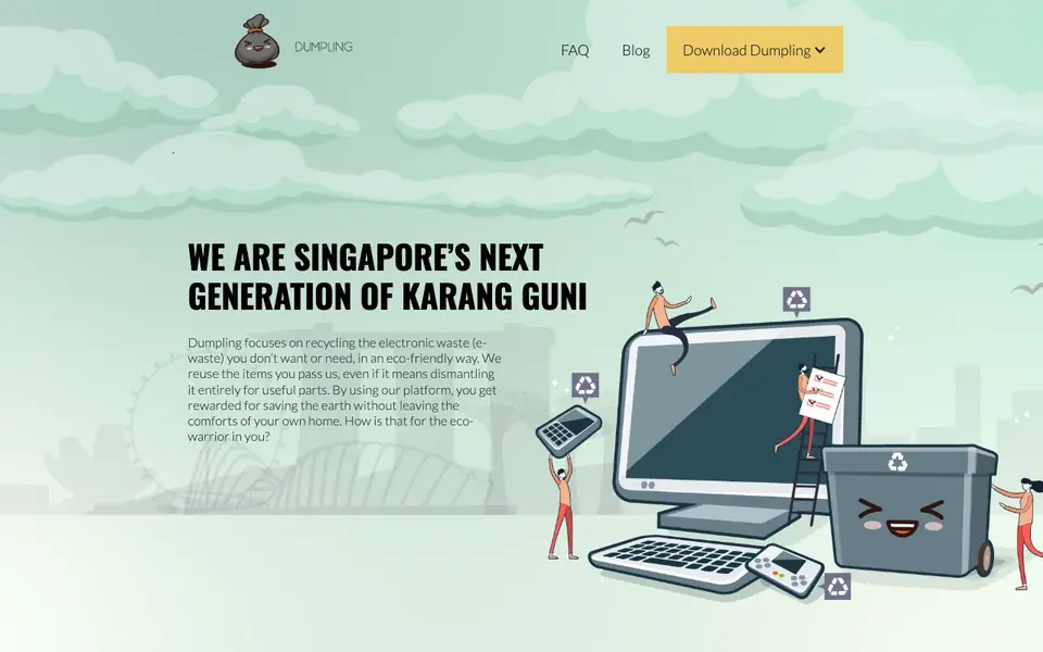 Dumpsterz website homepage, 4 Oct 2026