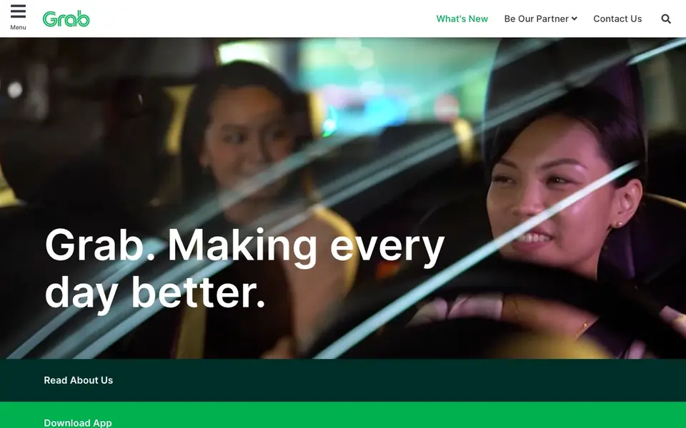 Grab website homepage, 4 Oct 2026