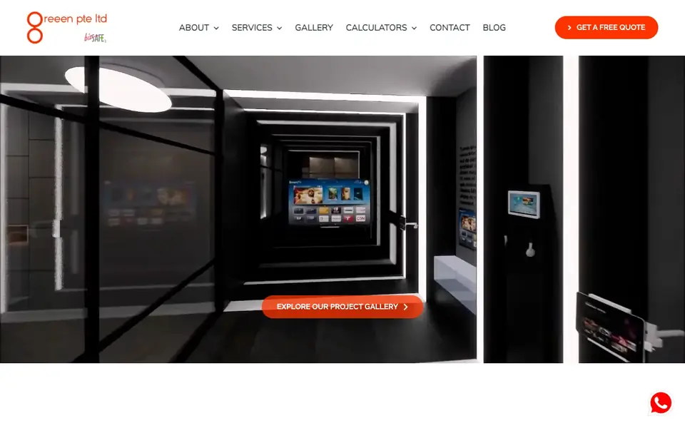 Greeen website homepage, 4 Oct 2026