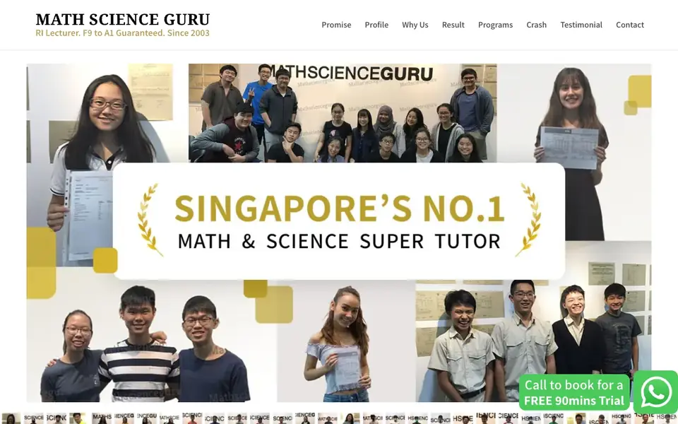 Math Science Guru website homepage, 4 Oct 2026