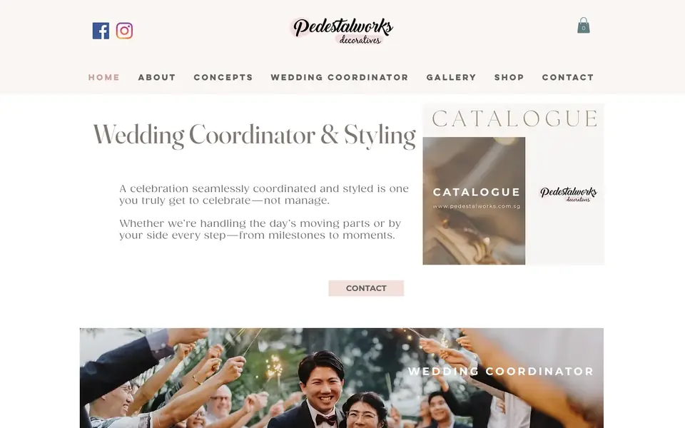 Pedestalworks website homepage, 4 Oct 2026