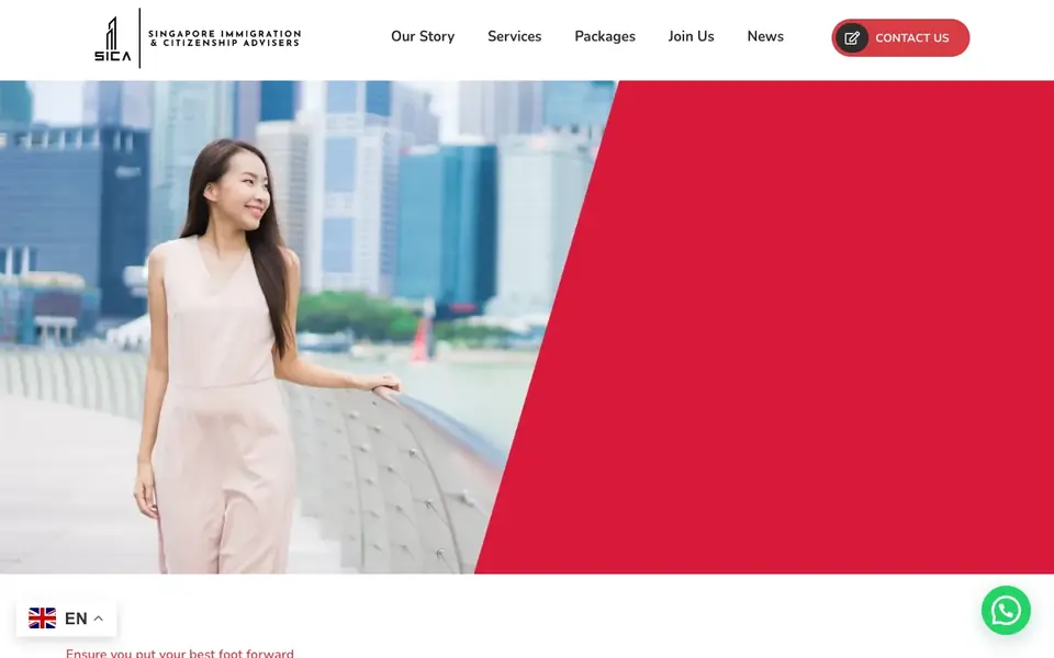 Singapore Immigration And Citizenship Advisers website homepage, 4 Oct 2026