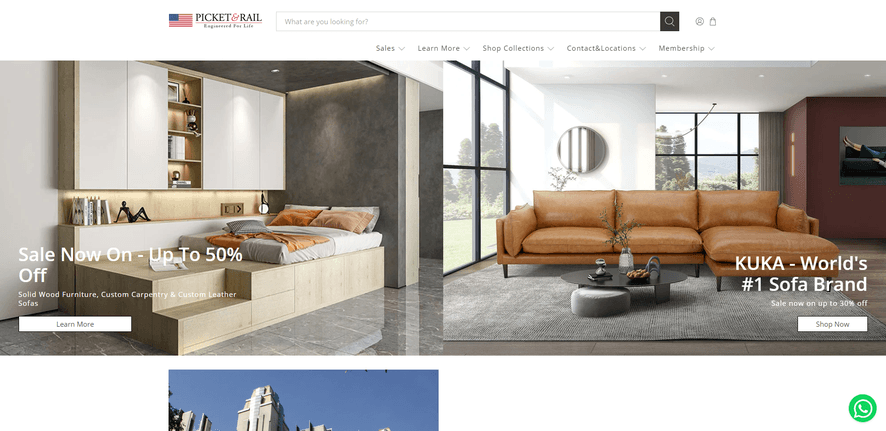 Picket & Rail Solid Wood Sofas Beds & Dining Furniture