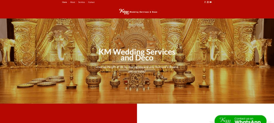 KM Wedding Services & Deco