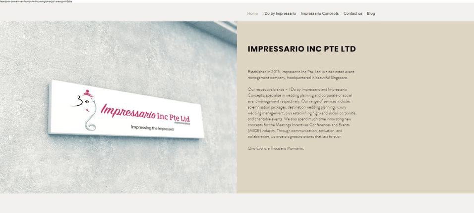 Impressario Inc. Pte Ltd.