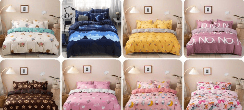 Saturn 4-in-1 Fitted Bedding Set