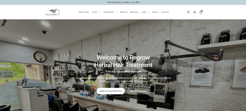 Regrow Herbal Hair Treatment