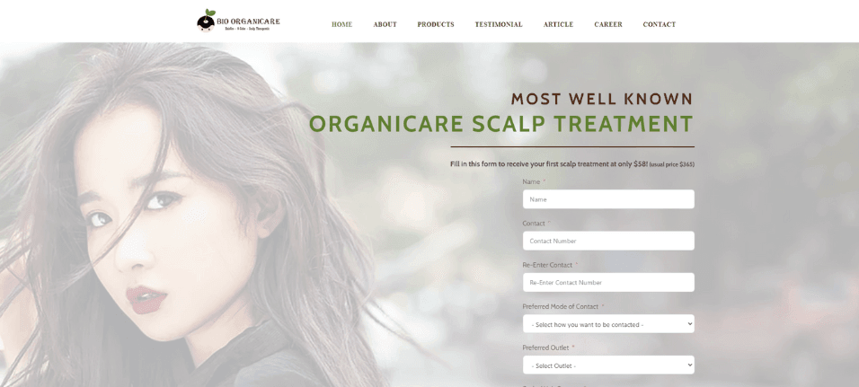 Bio Organicare Hair Care Centre