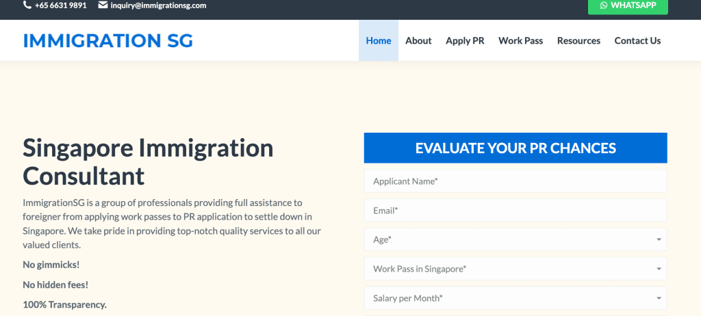 Immigration SG