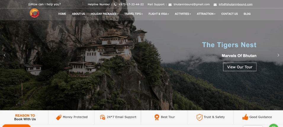 Bhutan Best Inbound Tour