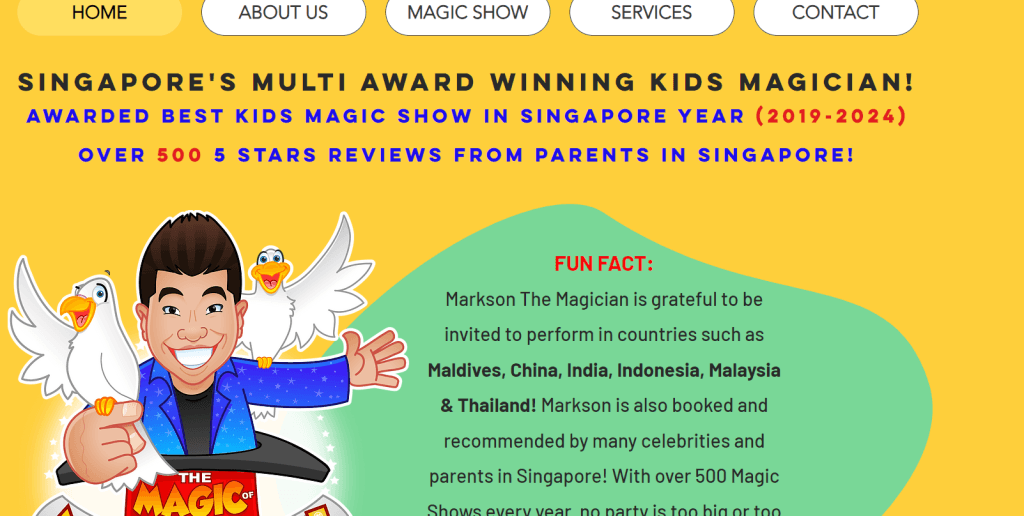 Magic Of Markson Kids Party